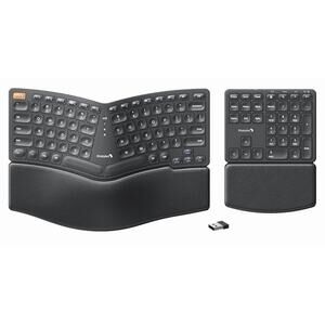 PROTOARC EK04 Ergonomic Keyboard Split Design Wireless USB BLACK